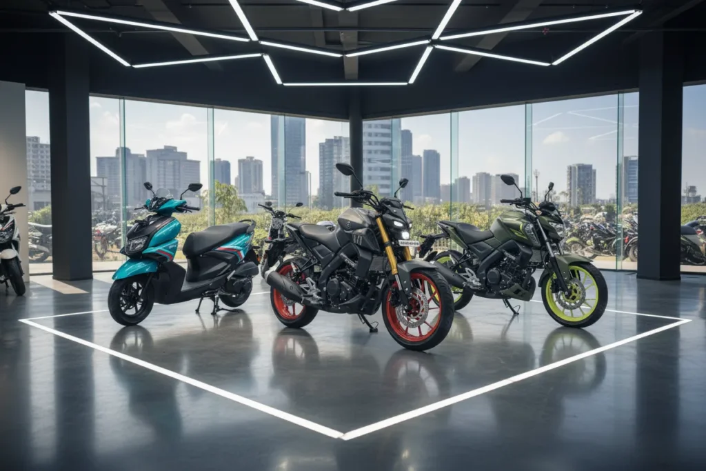 Yamaha India Sales Aug 2025: RayZR, FZ, MT15 Lead Strong MoM Growth, Fascino Declines 1 Yamaha India