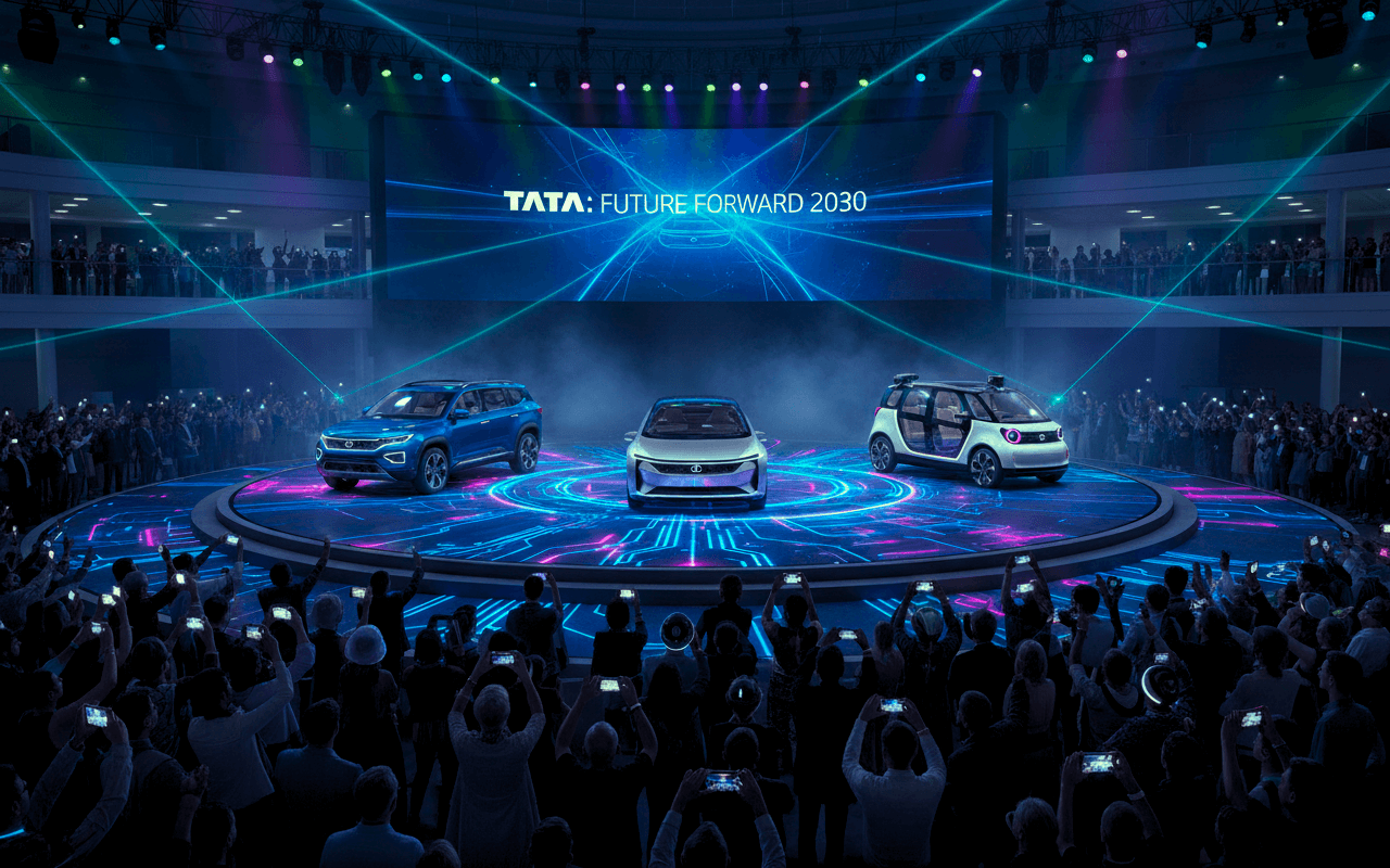 Read more about the article Tata’s Big Plans: 15+ New Cars by 2030, Including the Return of the Sierra and More!