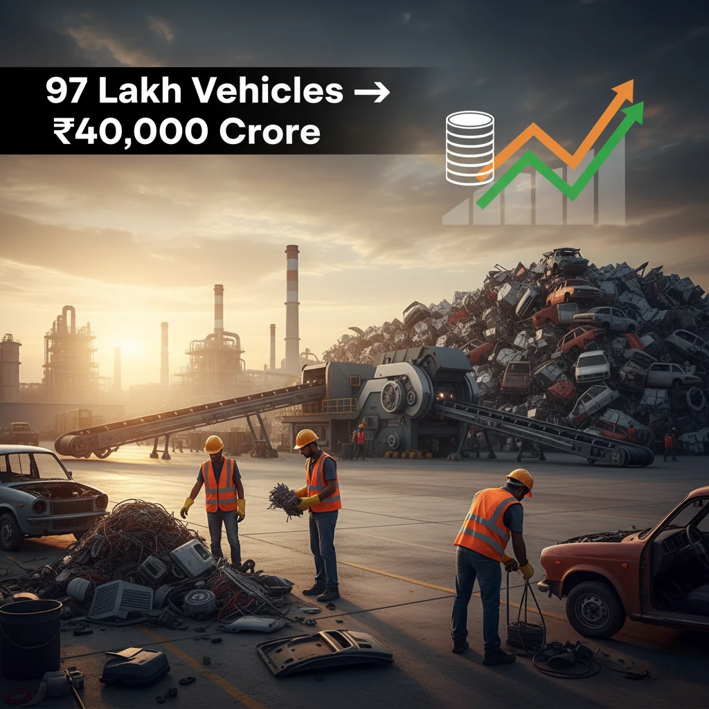 Vehicle Scrapping Policy Update: 97 Lakh Old Vehicles to be Scrapped! Generate An Impressive ₹40,000 Crore 2 Untitled design 43