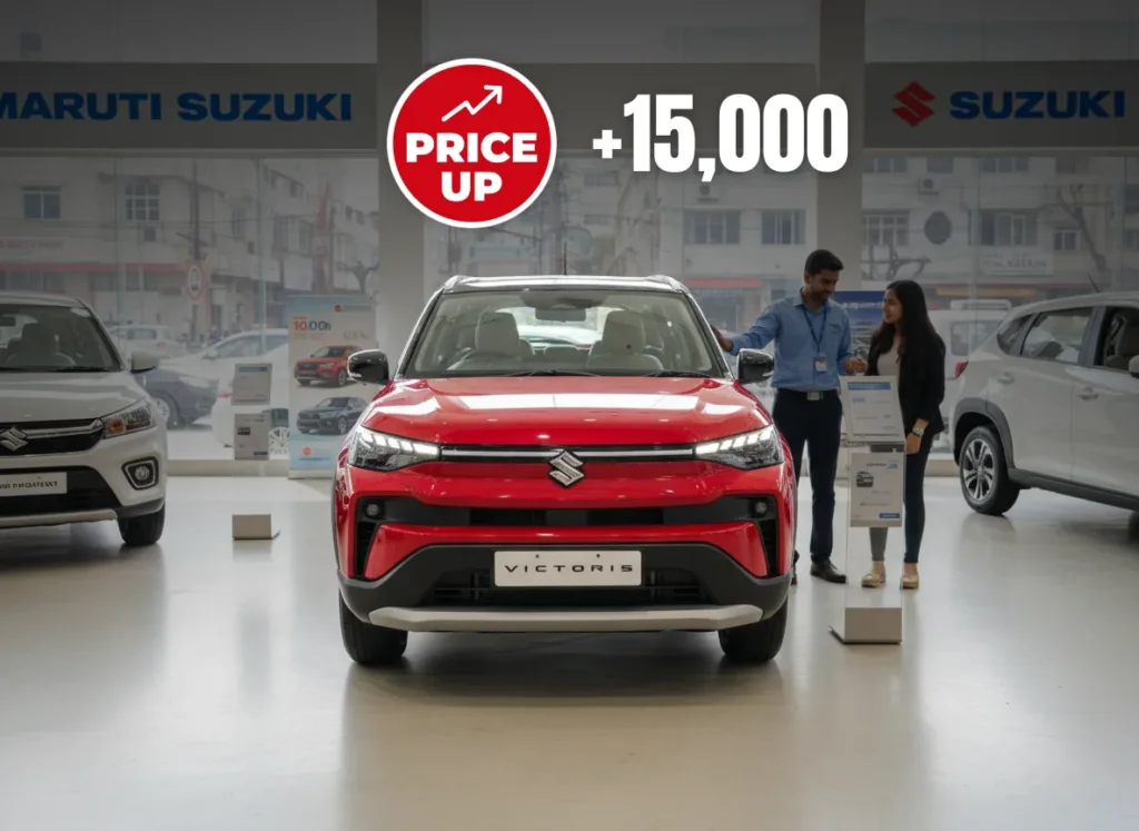 Maruti Suzuki Victoris Price Hiked by Rs 15,000 – Latest October 2025 Update , Is IT Good Or Bad ? 1 Maruti Suzuki Victoris price hike