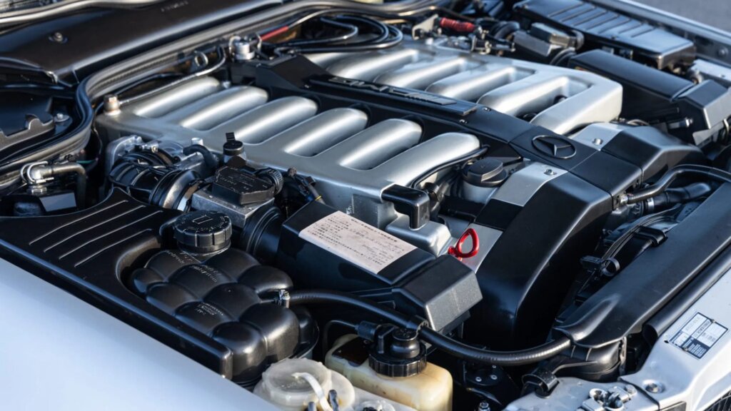 1995 Mercedes-Benz SL72 AMG engine bay