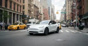Read more about the article 2025 Tesla Model Y Standard Leaked: $39,990 Price, Redesigned Front Fascia & More