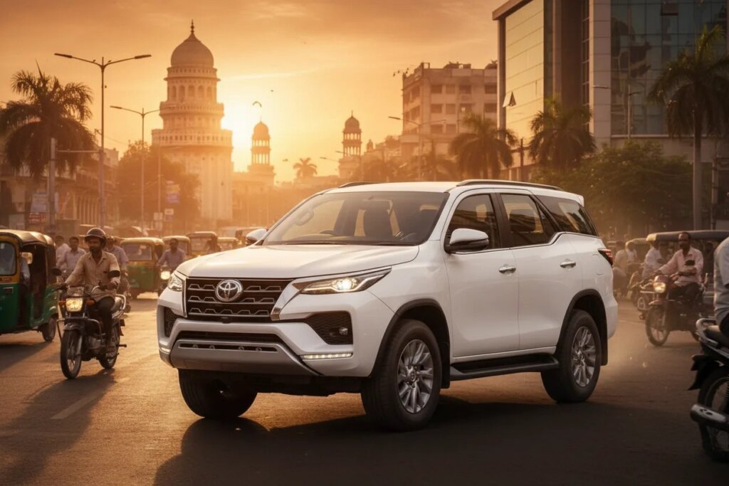 Toyota Fortuner On Road Price Hyderabad 2025