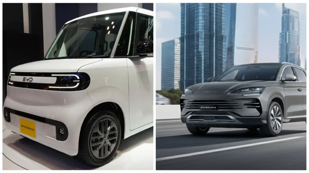 BYD Racco K-EV and Sealion 6 DM-i