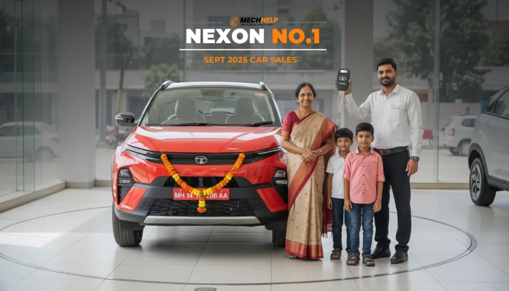 Tata Nexon Tops September 2025 Car Sales – India’s No.1 Car, SUVs Dominate Top 25 1 September 2025 Car Sales