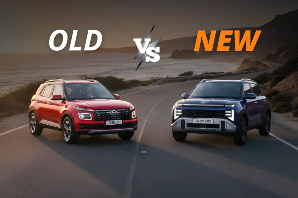 Old Hyundai Venue vs New Hyundai Venue | Key Changes & Comparison 2025 -Big Exciting Changes You Must Know 1 Old Hyundai Venue vs New Hyundai Venue