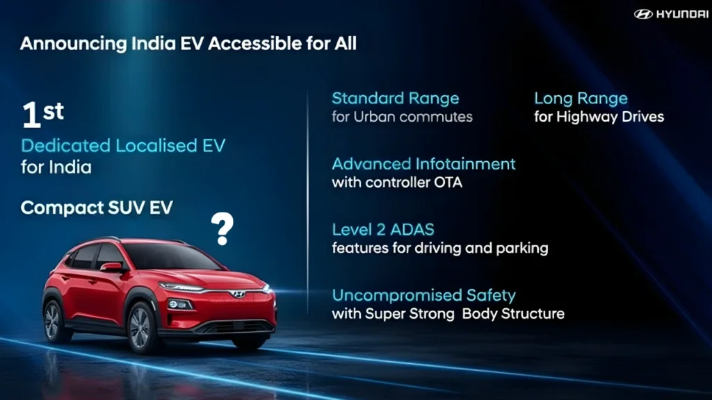 Hyundai First India EV 2025