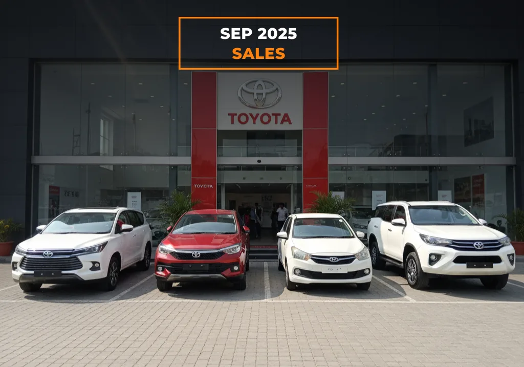 Toyota Sales Sept 2025 – Innova, Fortuner and Hyryder Drive 14% Growth 1 Toyota sales Sept 2025