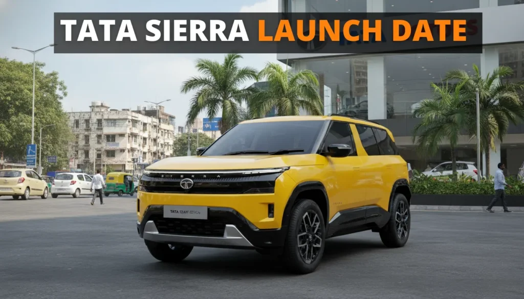 Tata Sierra SUV Launch Date Confirmed – Exciting Debut on November 25, 2025 1 Tata Sierra SUV launch date