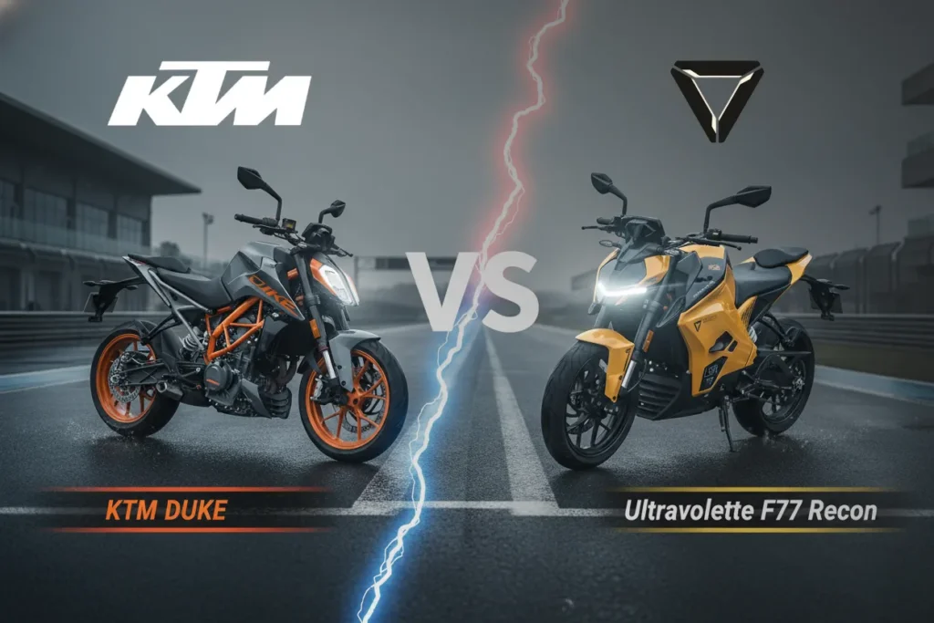 Ultraviolette F77 vs KTM Duke