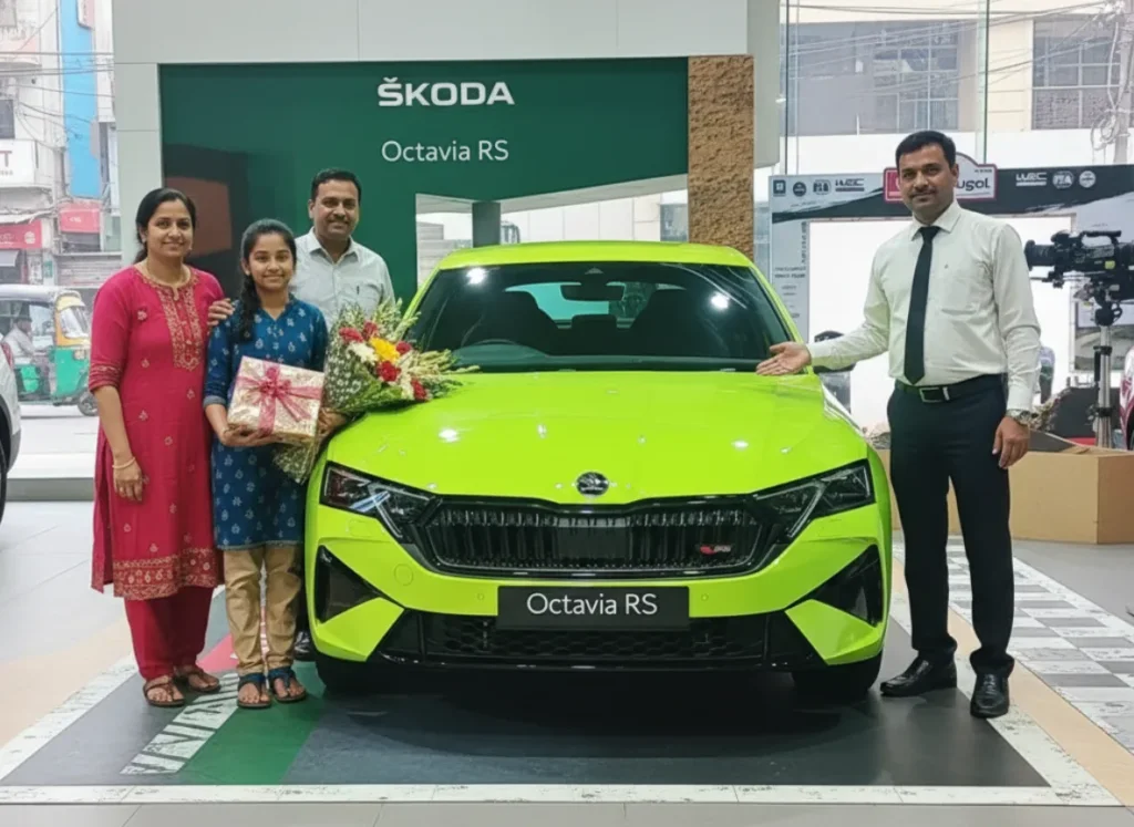 Skoda Octavia RS delivery date in India