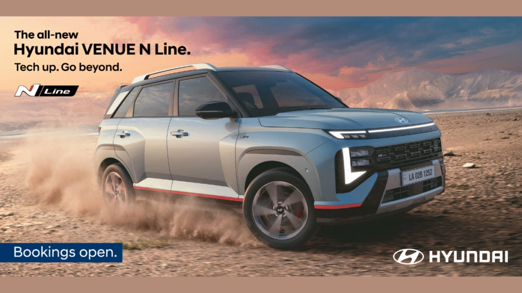 Breaking All-New Hyundai Venue N Line Revealed in India 2025; Bookings Open Ahead of Launch 4 image 1089