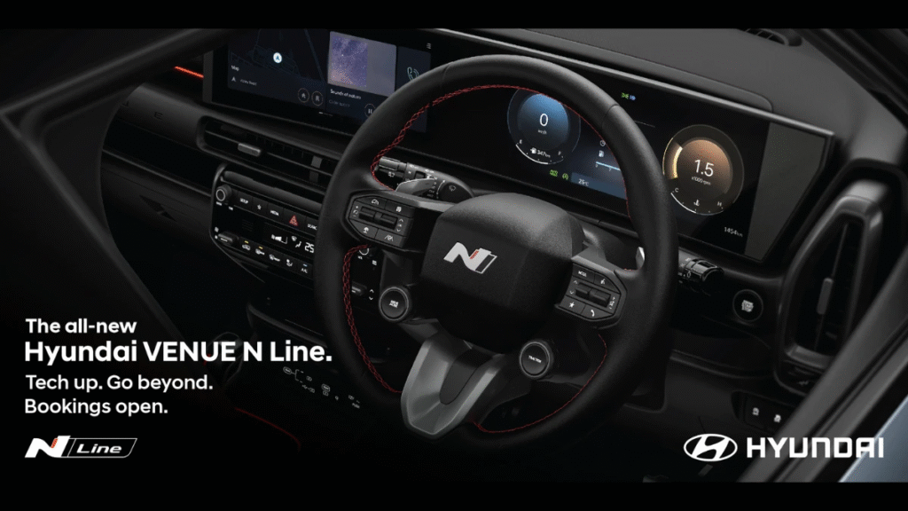 Breaking All-New Hyundai Venue N Line Revealed in India 2025; Bookings Open Ahead of Launch 5 image 1090