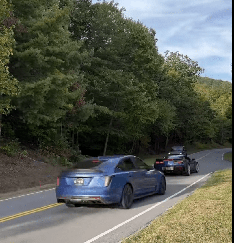 Viral Video: Distracted Dad in CT5-V Blackwing Rear-Ends Son's Corvette Z06 2 image 353