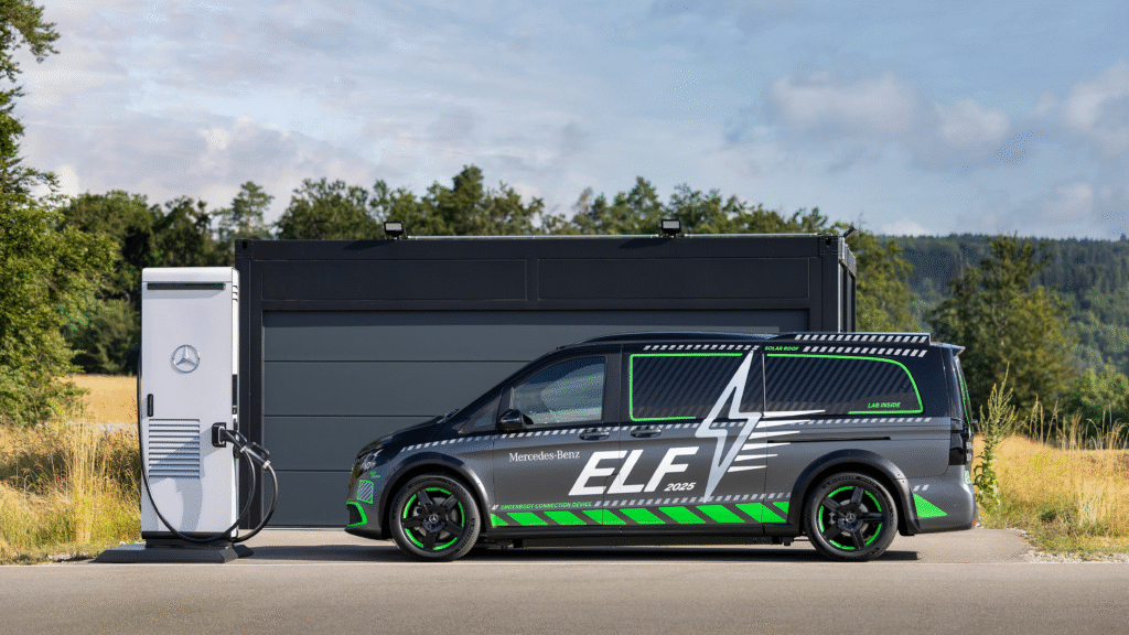 Mercedes-Benz Unveils ELF: Experimental EV Charging Vehicle Tests Megawatt, Bidirectional, & Wireless Tech 4 image 384