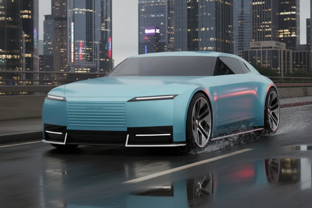 Jaguar 4-door electric GT