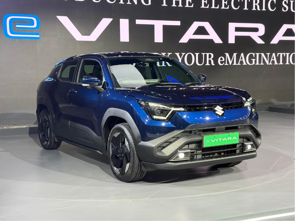 India’s Most-Awaited Electric SUV Launching This December At ₹20 Lakh — Over 500 km Range Confirmed! 4 2025 Maruti Suzuki E Vitara Front