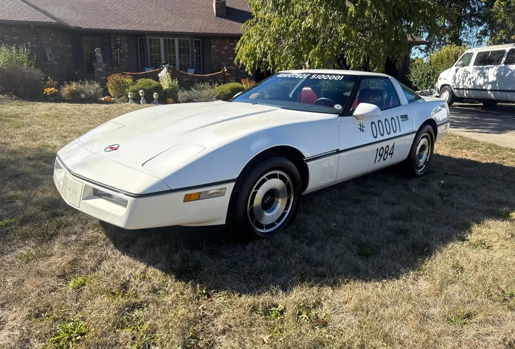 1984 Corvette C4 For Sale With 277 Miles: VIN 0001, The First C4 Corvette Ever Built, Heads to Auction 1 1984 Corvette C4 For Sale