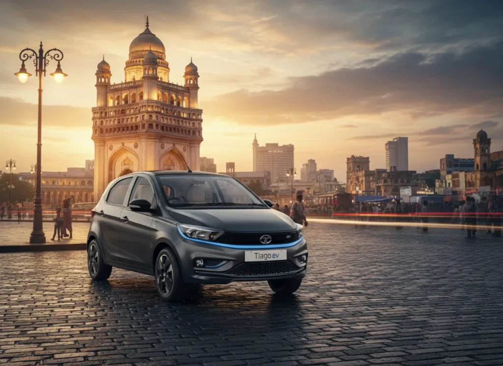 Tata Tiago EV On Road Price in Hyderabad 2025 1 Tata Tiago EV On Road Price in Hyderabad 2025