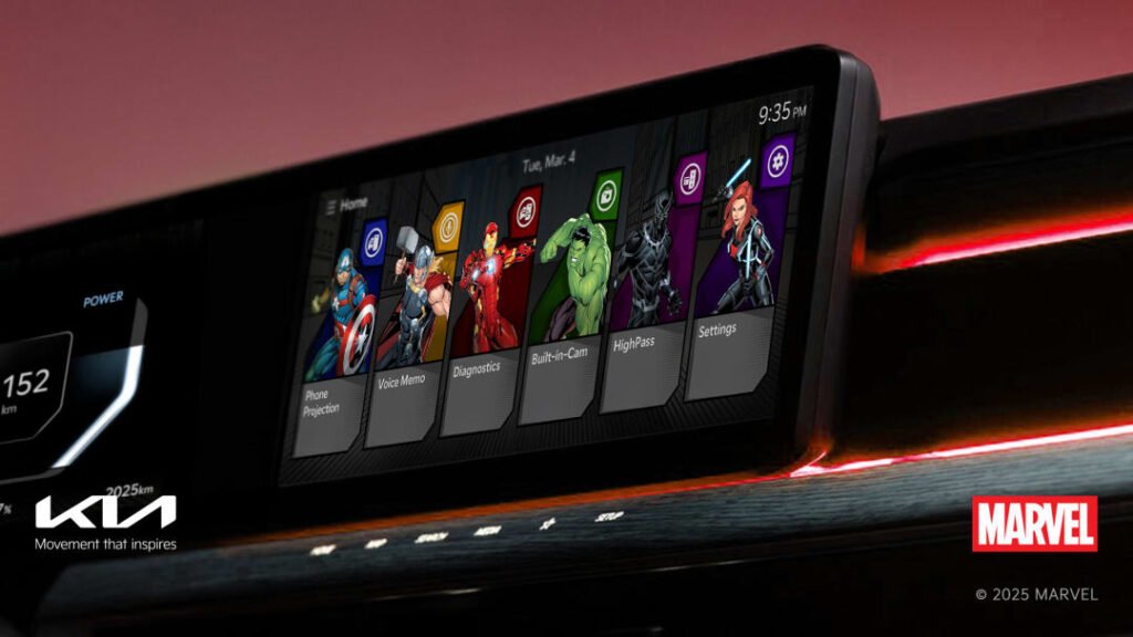 Kia In-Car Display Themes: Kia Launches Disney, Star Wars & Marvel Dashboards 1 Kia in-car display themes
