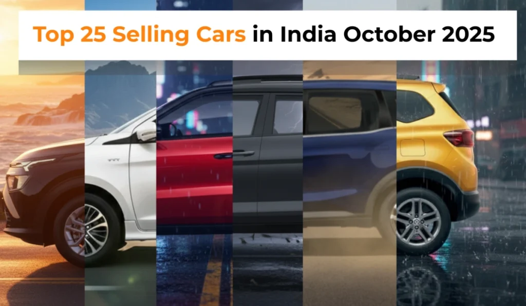Top Selling Cars in India October 2025