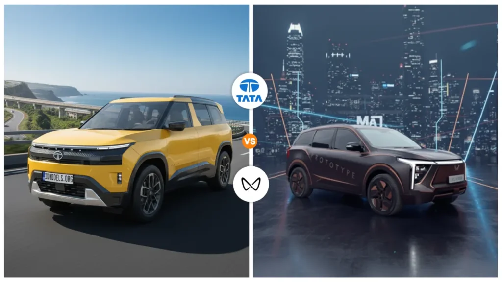 Tata Sierra ICE vs Mahindra XEV 9S EV: Bold Classic SUV vs Future Electric Flagship 1 Tata Sierra ICE vs Mahindra XEV 9S EV