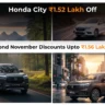 Honda Discounts November 2025