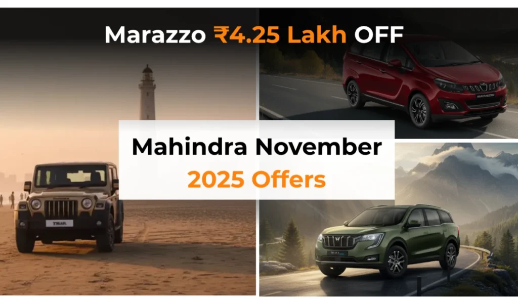 Mahindra's Huge November Discounts: XUV400 & Marazzo Have Insane Offers! 1 Mahindra November 2025 Offers