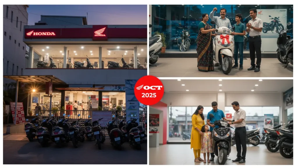 Honda Two Wheeler Sales October 2025 – Impressive Growth Driven by Festive Demand! 2 Honda two wheeler sales October 2025