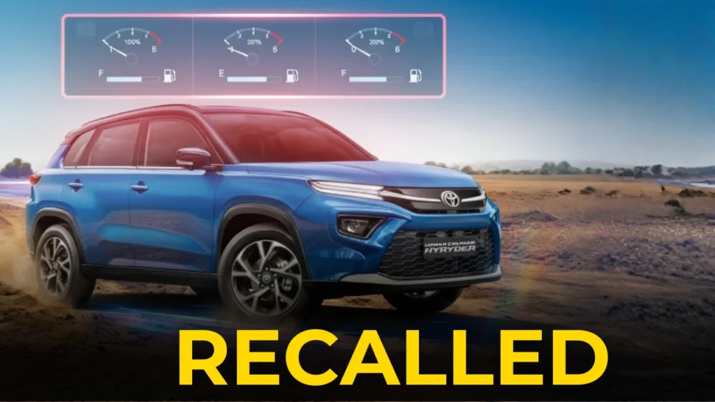 Toyota Hyryder Recall