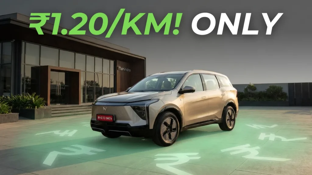 MAHINDRA XEV 9S RUNNING COST