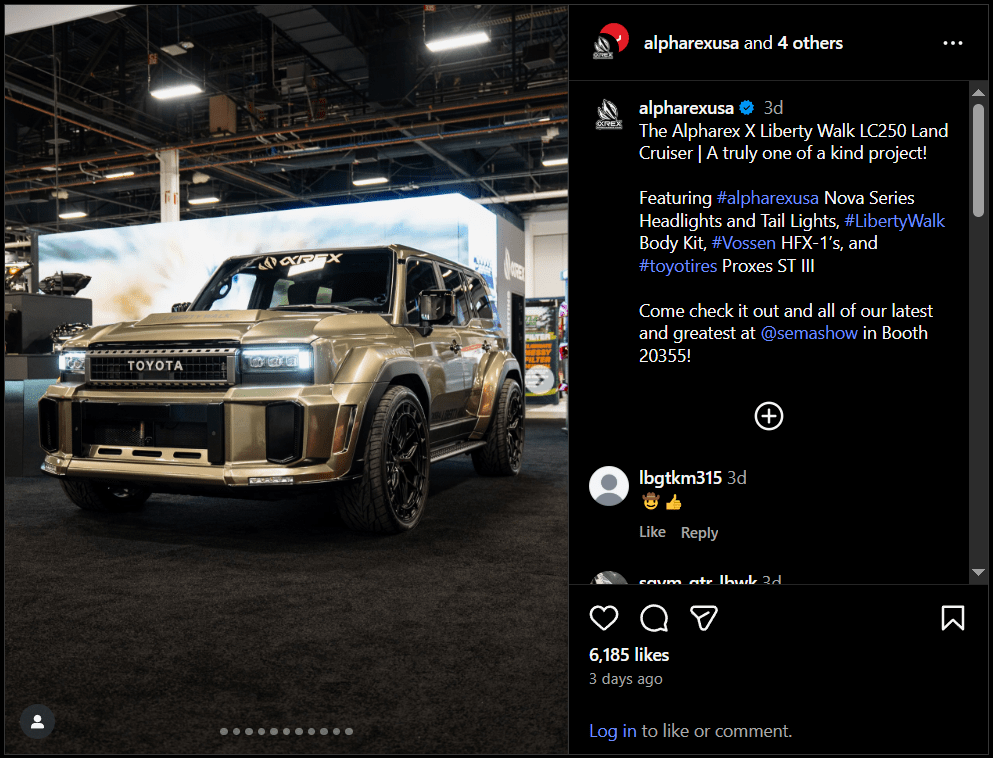 Liberty Walk Land Cruiser 250: The New Land Cruiser Just Went Full G-Wagon — Thanks to Liberty Walk 3 image 442