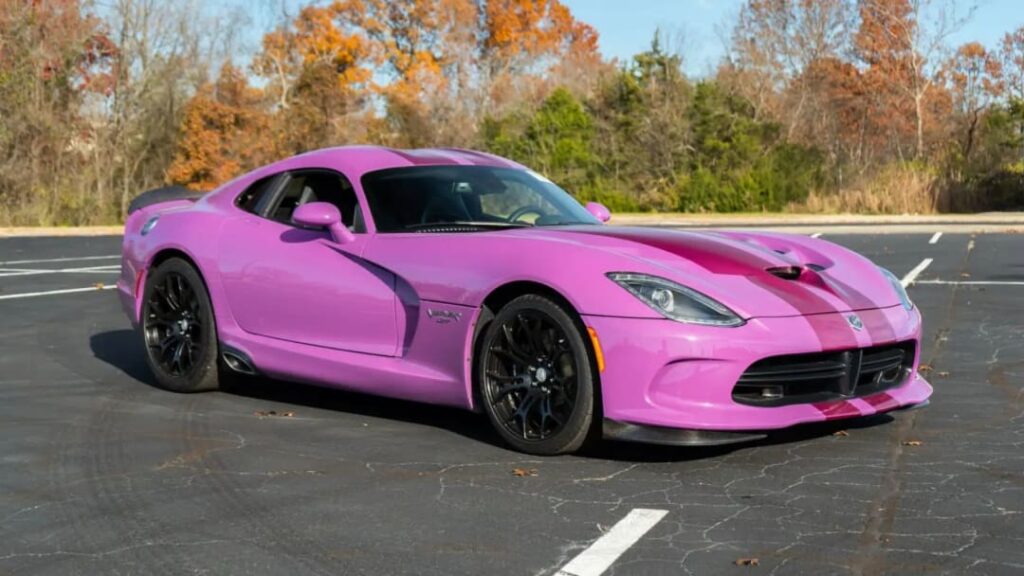 Metallic Pink Dodge Viper GTC