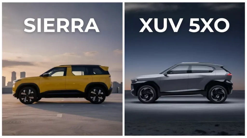 MAHINDRA’S XUV 5XO COULD DESTROY THE SIERRA — HERE’S WHY 1 XUV 5XO vs Tata Sierra