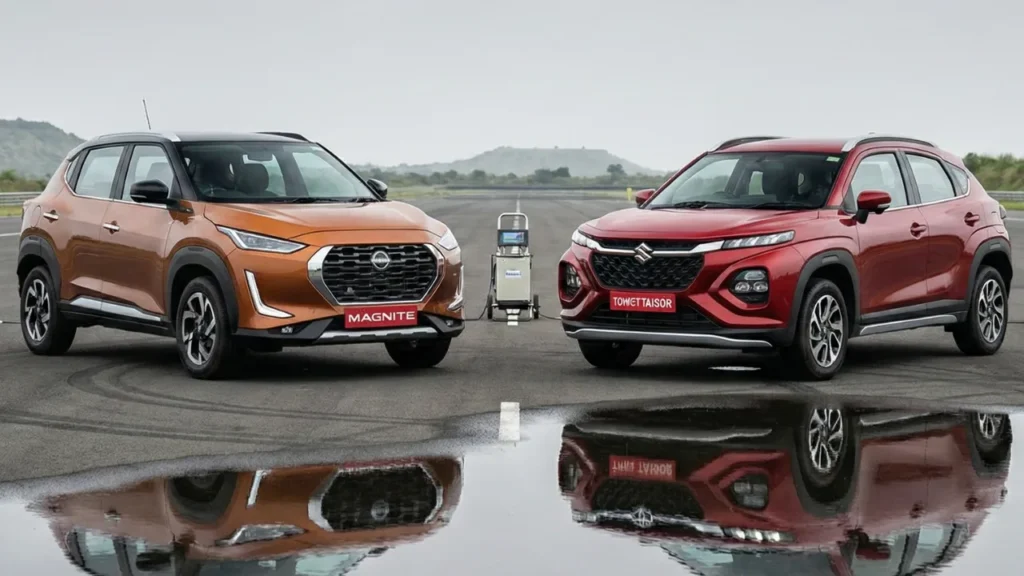 Nissan Magnite vs Toyota Taisor – Mileage Exposed 10 Nissan Magnite vs Toyota Taisor