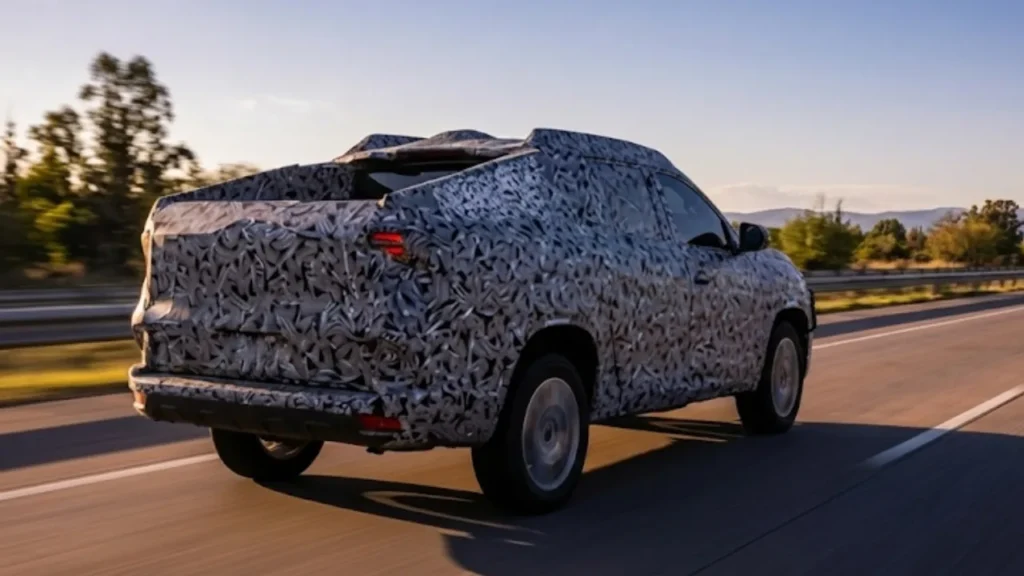 Duster Pickup Truck Spied