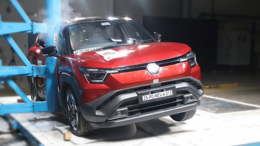 Maruti e Vitara Safety Rating 2025 – 5 Stars in Bharat NCAP! 3 image 42